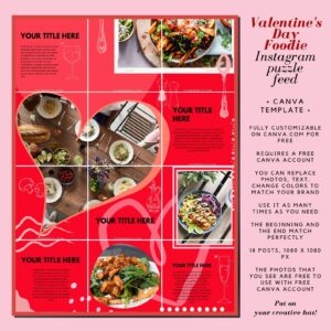 Valentine's Day Instagram Puzzle Feed-Foodie 2